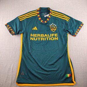 Adidas MLS LA Galaxy 2023/24 Authentic Away Green Match Jersey (Medium) HI1875